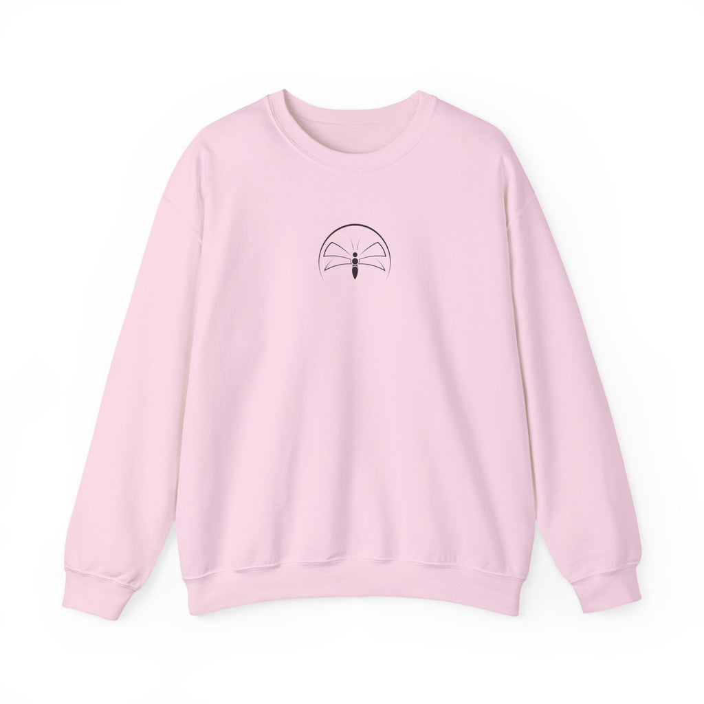 Back  Print Personalised Details Stamp (Manufacturing Details Imitation) With Wasp Logo Crewneck Sweatshirt