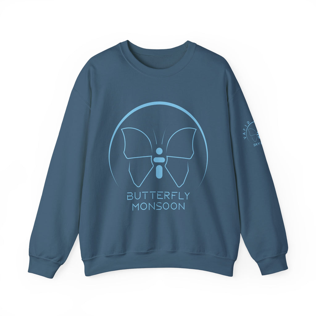 Butterfly Monsoon (Vapid Energy - Sky Blue) Sweat-Shirt