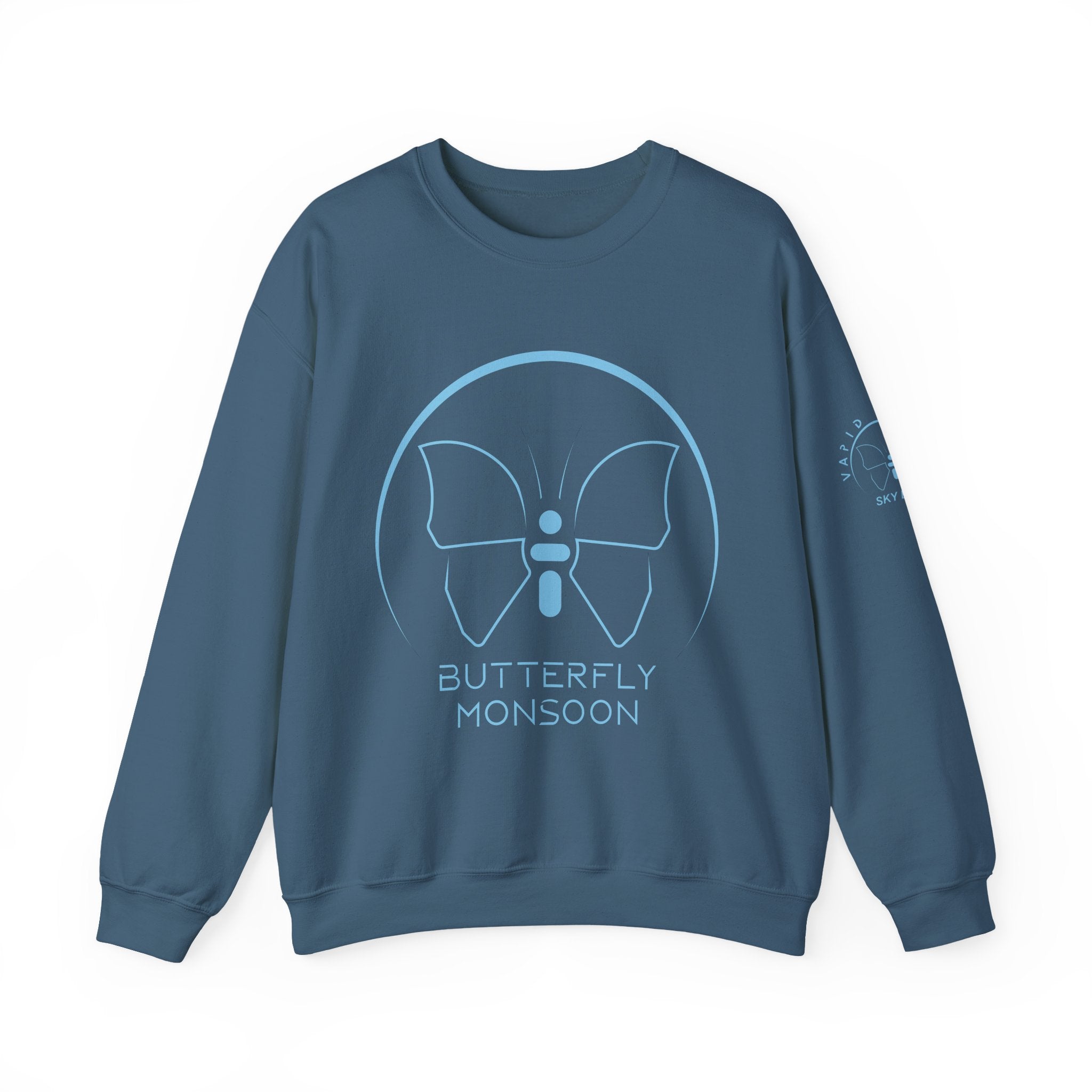 Butterfly Monsoon (Vapid Energy - Sky Blue) Sweat-Shirt