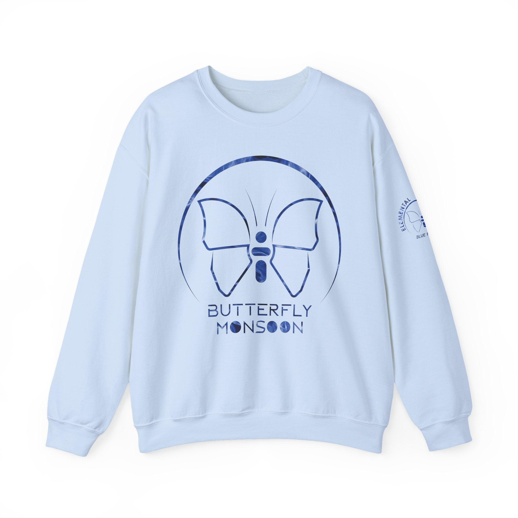 Butterfly Monsoon (Elemental Energy - Blue Flame) Sweat-Shirt