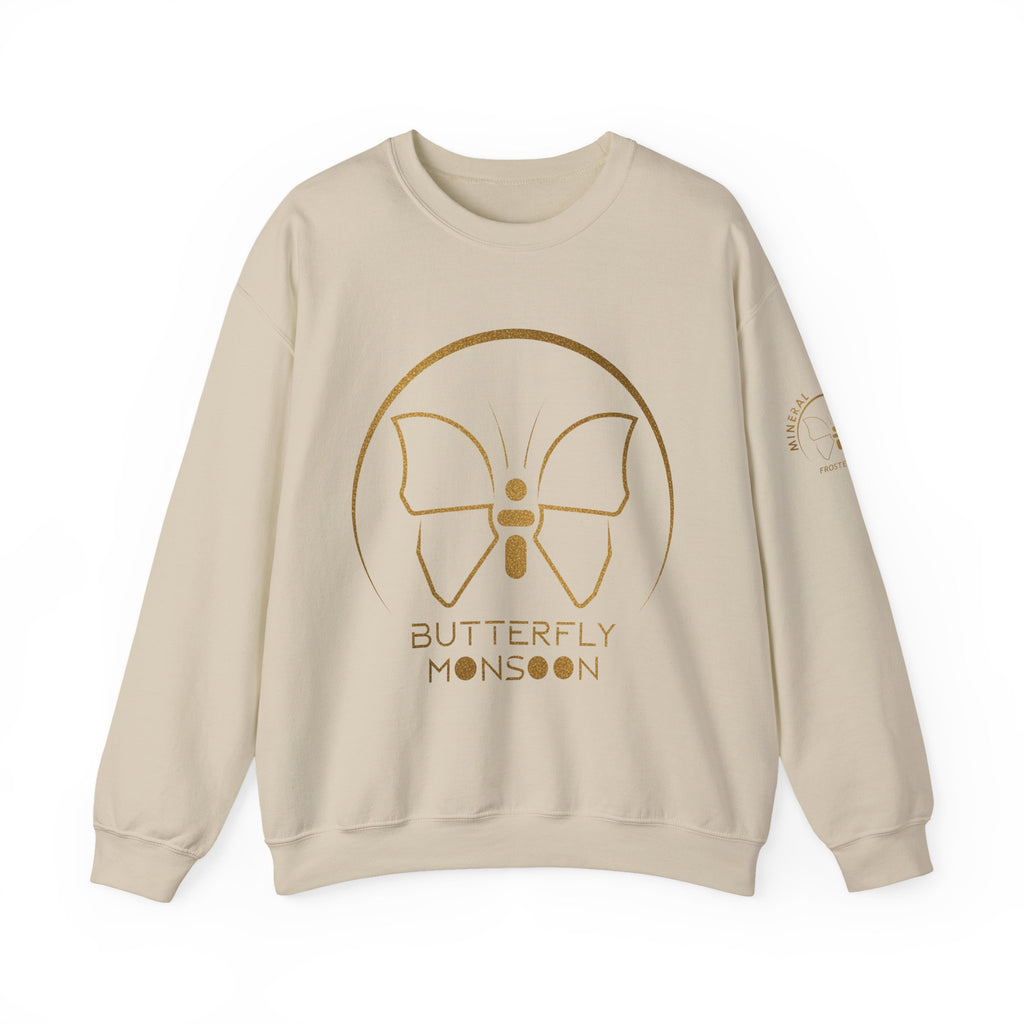 Butterfly Monsoon (Mineral Energy - Frosted Gold) Sweat-Shirt