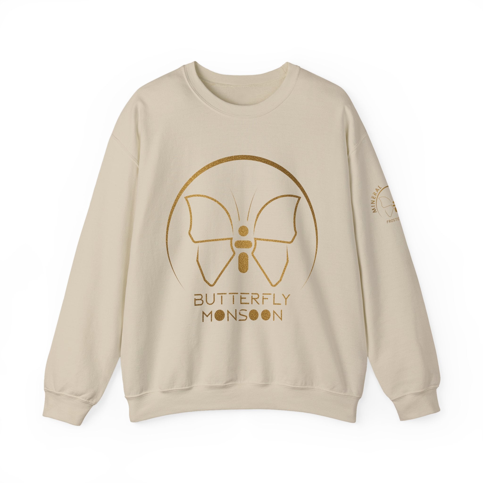 Butterfly Monsoon (Mineral Energy - Frosted Gold) Sweat-Shirt