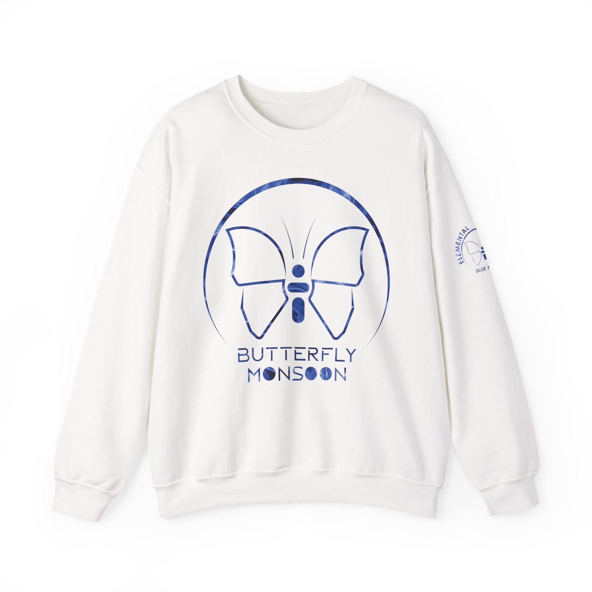 Butterfly Monsoon (Elemental Energy - Blue Flame) Sweat-Shirt