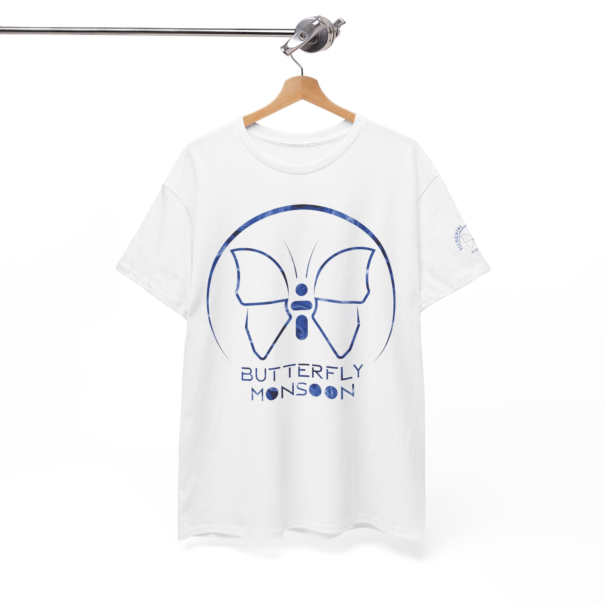 Butterfly Monsoon (Elemental Energy - Blue Flame) T-Shirt