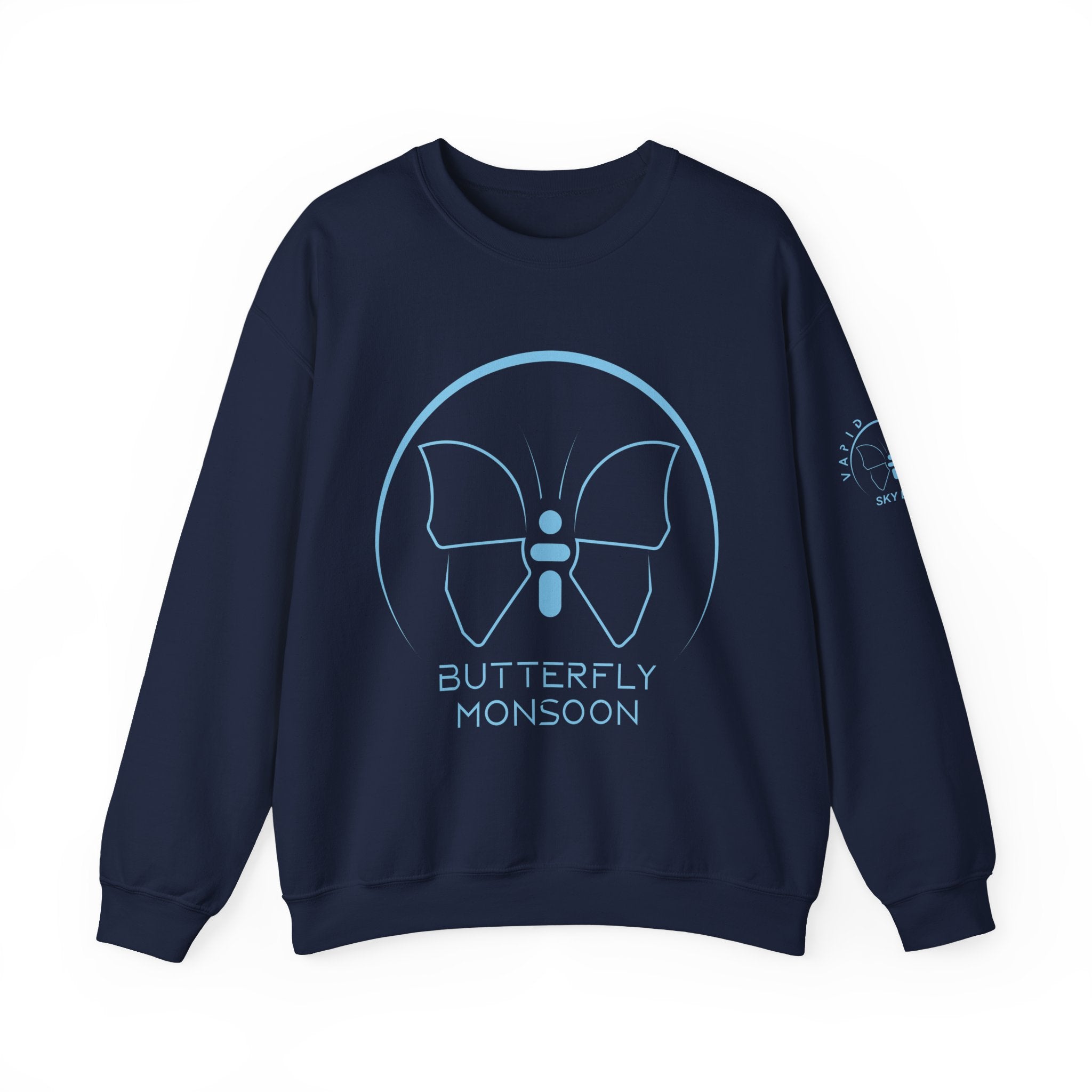Butterfly Monsoon (Vapid Energy - Sky Blue) Sweat-Shirt